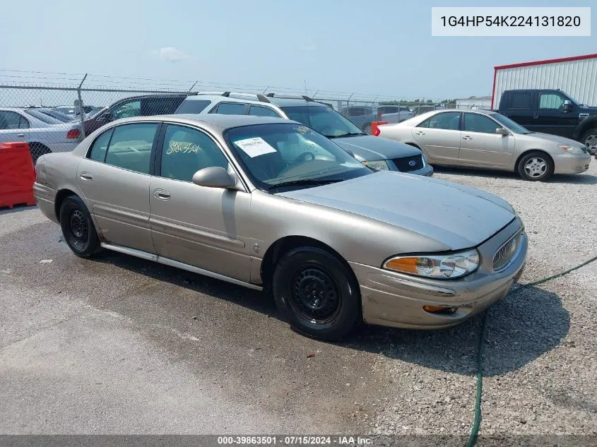 2002 Buick Lesabre Custom VIN: 1G4HP54K224131820 Lot: 39863501