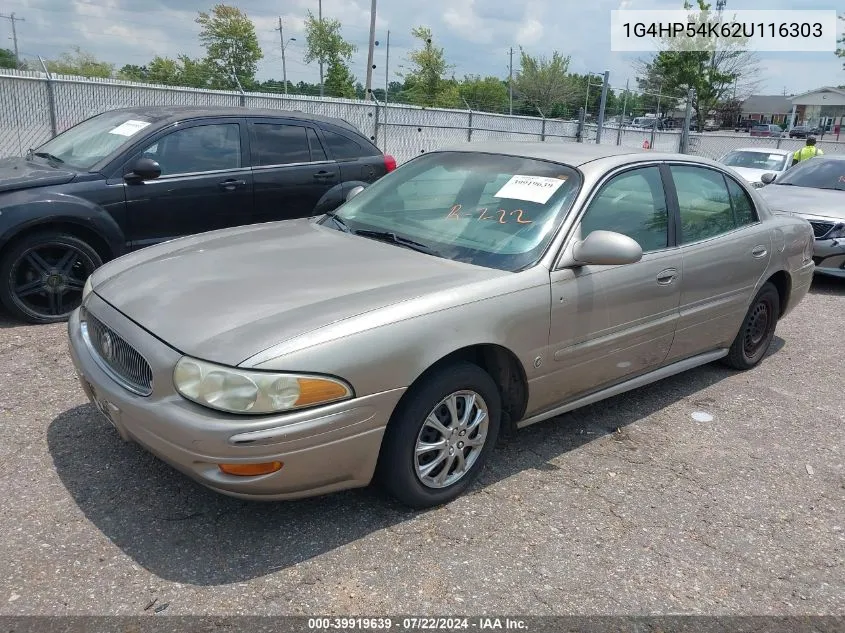 2002 Buick Lesabre Custom VIN: 1G4HP54K62U116303 Lot: 39919639