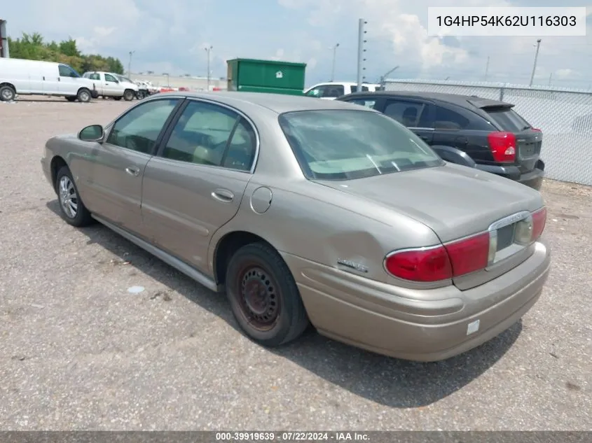 2002 Buick Lesabre Custom VIN: 1G4HP54K62U116303 Lot: 39919639