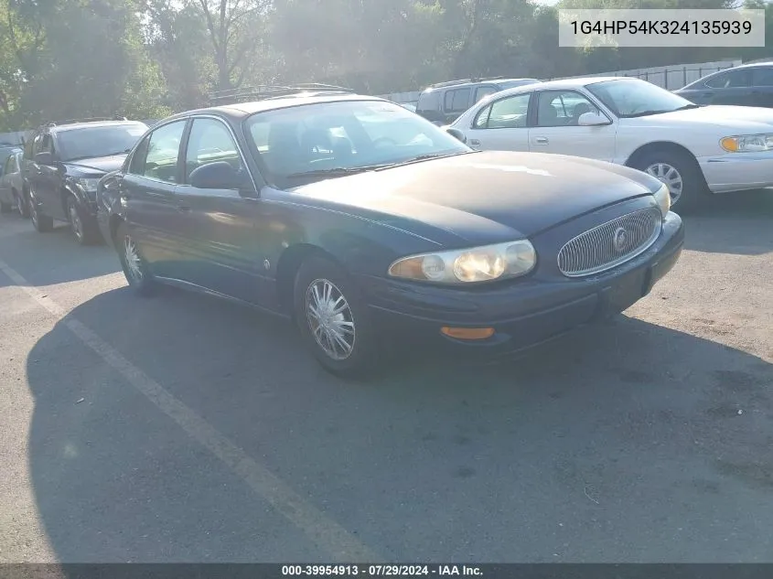 2002 Buick Lesabre Custom VIN: 1G4HP54K324135939 Lot: 39954913