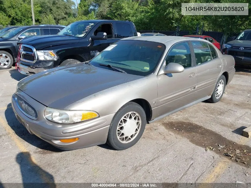 2002 Buick Lesabre Limited VIN: 1G4HR54K82U205820 Lot: 40004964