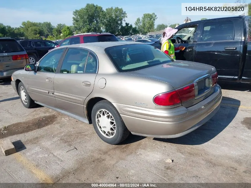 2002 Buick Lesabre Limited VIN: 1G4HR54K82U205820 Lot: 40004964