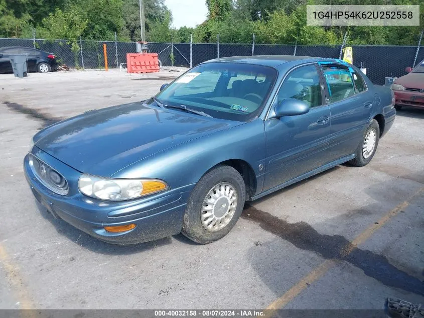 2002 Buick Lesabre Custom VIN: 1G4HP54K62U252558 Lot: 40032158