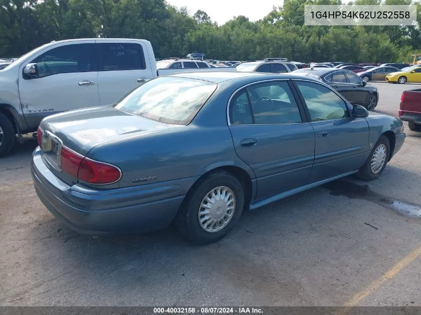 2002 Buick Lesabre Custom VIN: 1G4HP54K62U252558 Lot: 40032158