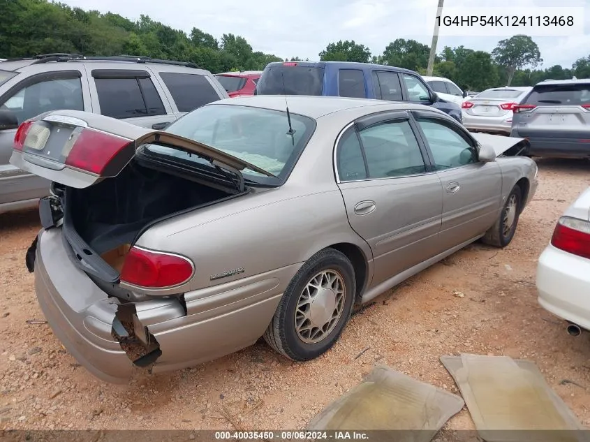 1G4HP54K124113468 2002 Buick Lesabre Custom