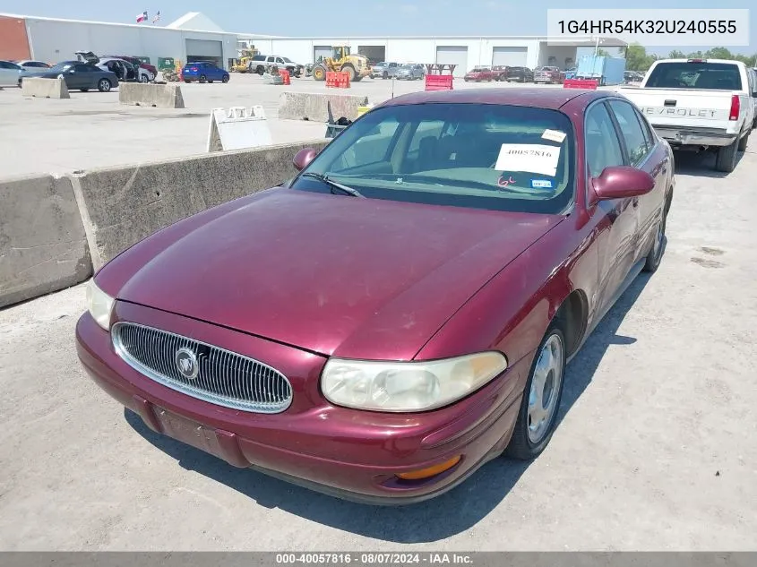 2002 Buick Lesabre Limited VIN: 1G4HR54K32U240555 Lot: 40057816