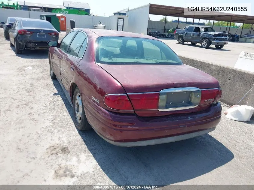 2002 Buick Lesabre Limited VIN: 1G4HR54K32U240555 Lot: 40057816