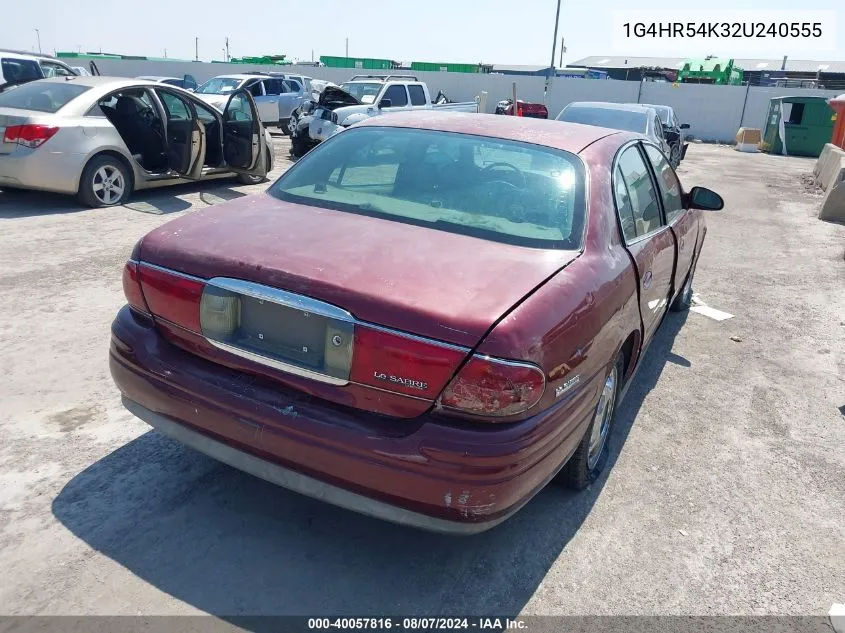 2002 Buick Lesabre Limited VIN: 1G4HR54K32U240555 Lot: 40057816