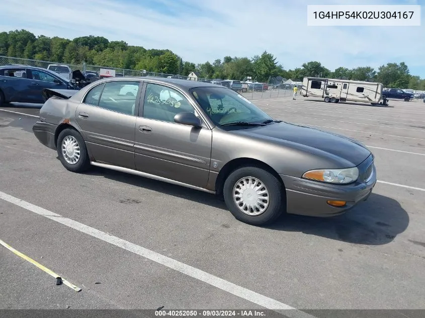 1G4HP54K02U304167 2002 Buick Lesabre Custom