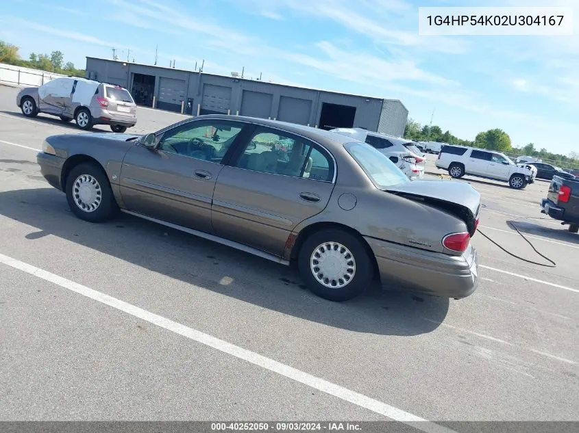 2002 Buick Lesabre Custom VIN: 1G4HP54K02U304167 Lot: 40252050