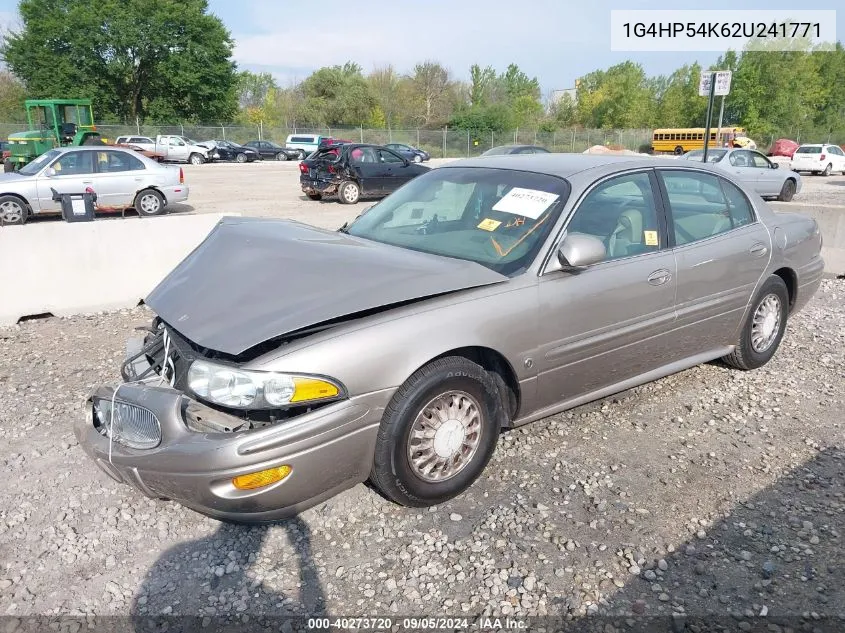 2002 Buick Lesabre Custom VIN: 1G4HP54K62U241771 Lot: 40273720