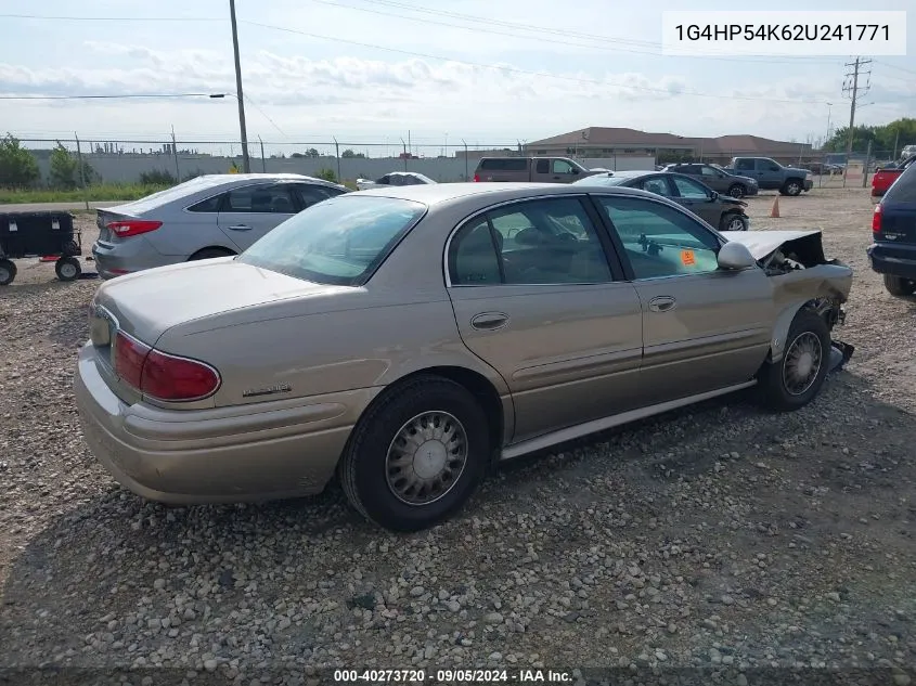 2002 Buick Lesabre Custom VIN: 1G4HP54K62U241771 Lot: 40273720