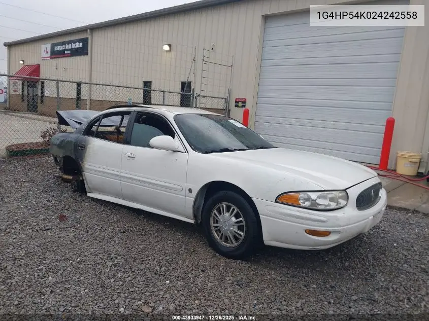 1G4HP54K024242558 2002 Buick Lesabre Custom