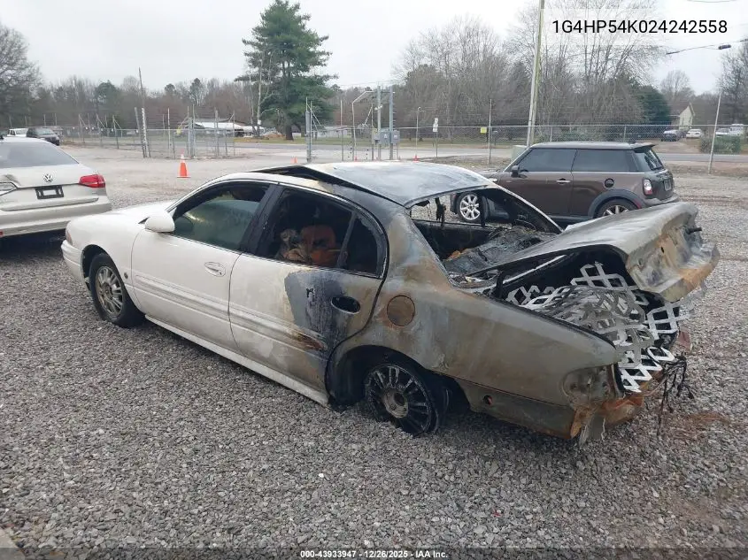 1G4HP54K024242558 2002 Buick Lesabre Custom