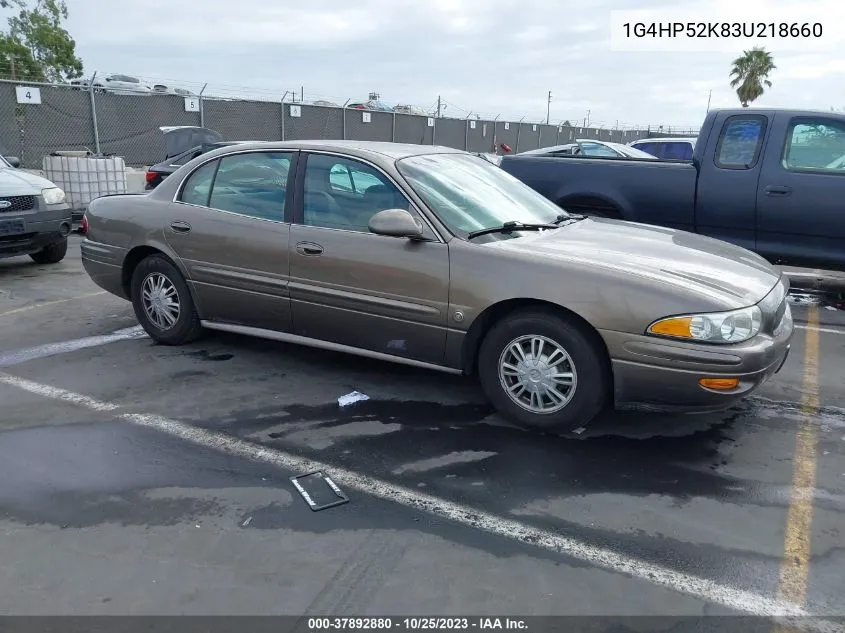 2003 Buick Lesabre Custom VIN: 1G4HP52K83U218660 Lot: 37892880