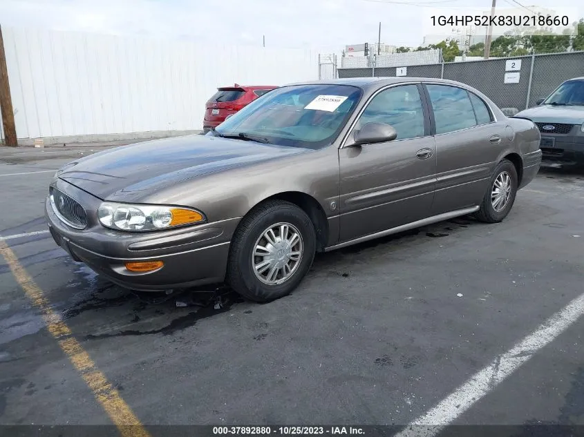 2003 Buick Lesabre Custom VIN: 1G4HP52K83U218660 Lot: 37892880