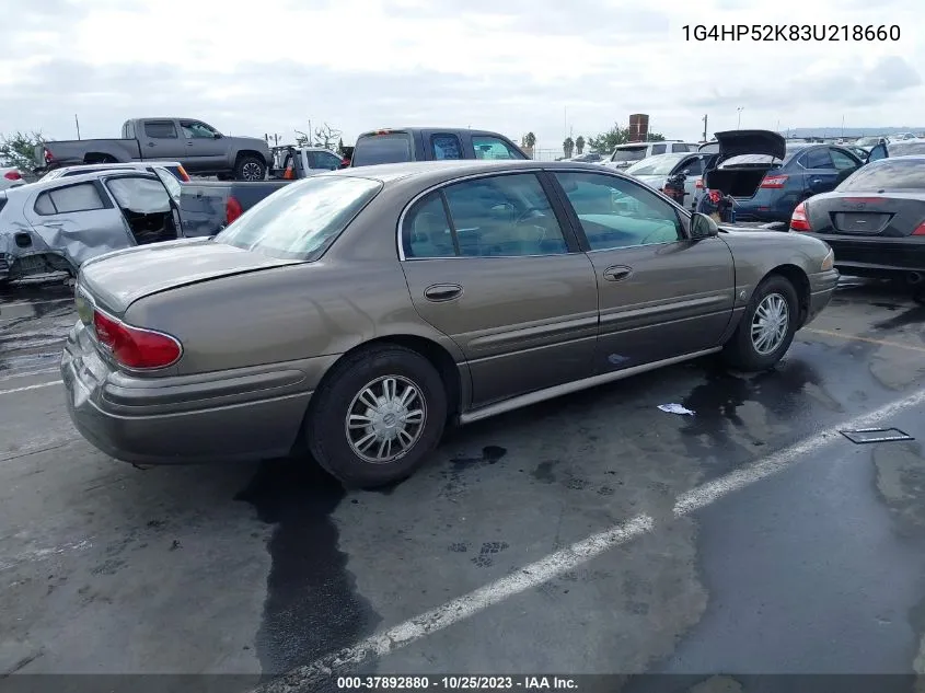 2003 Buick Lesabre Custom VIN: 1G4HP52K83U218660 Lot: 37892880