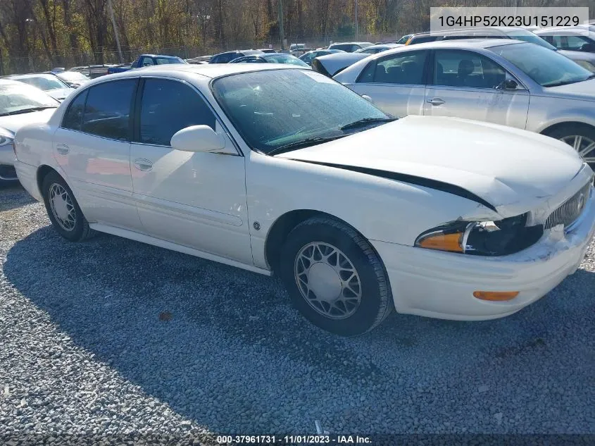 2003 Buick Lesabre Custom VIN: 1G4HP52K23U151229 Lot: 37961731