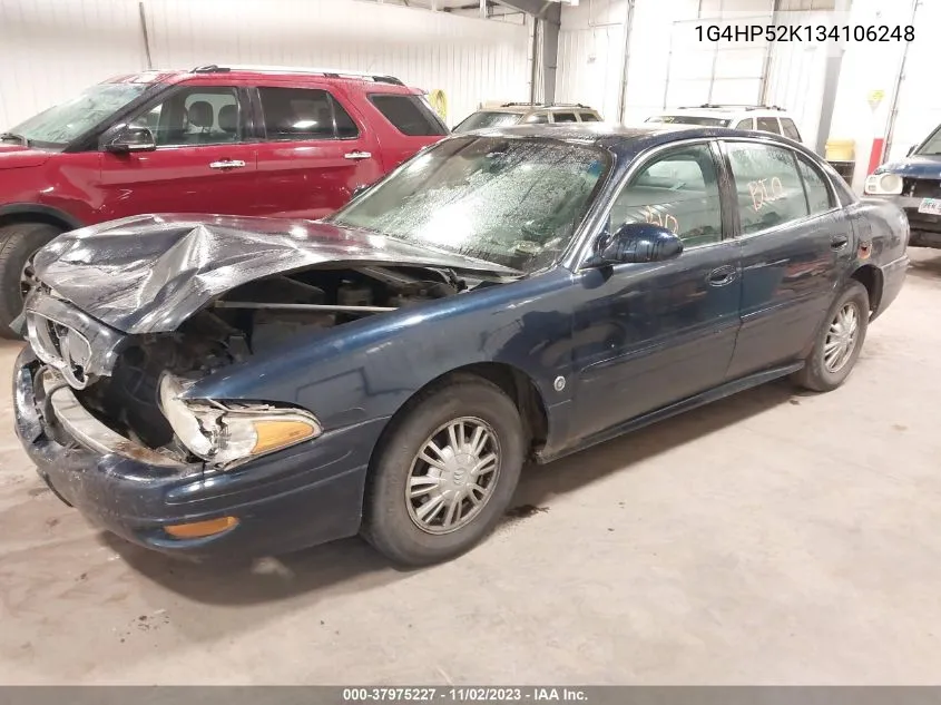 2003 Buick Lesabre Custom VIN: 1G4HP52K134106248 Lot: 37975227