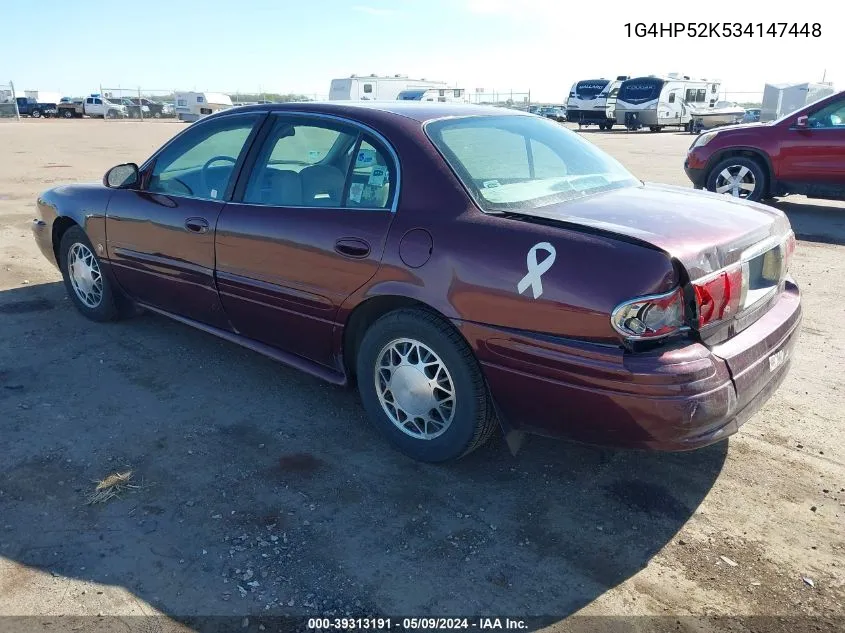 2003 Buick Lesabre Custom VIN: 1G4HP52K534147448 Lot: 39313191