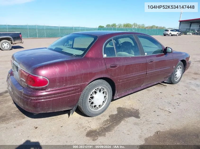 2003 Buick Lesabre Custom VIN: 1G4HP52K534147448 Lot: 39313191