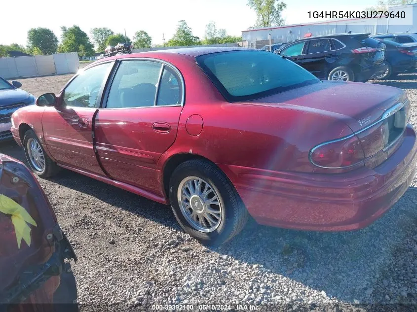 2003 Buick Lesabre Limited VIN: 1G4HR54K03U279640 Lot: 39392100