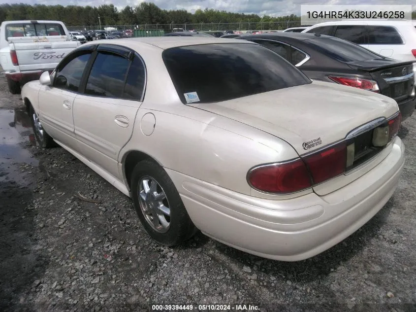 2003 Buick Lesabre Limited VIN: 1G4HR54K33U246258 Lot: 39394449