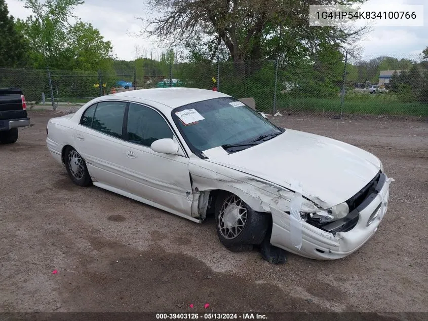 2003 Buick Lesabre Custom VIN: 1G4HP54K834100766 Lot: 39403126