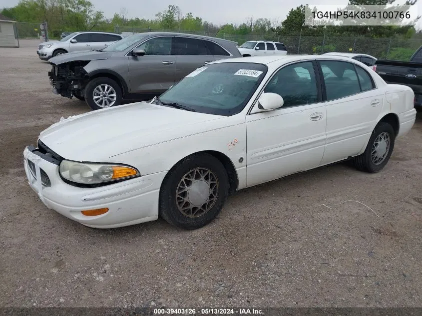 2003 Buick Lesabre Custom VIN: 1G4HP54K834100766 Lot: 39403126