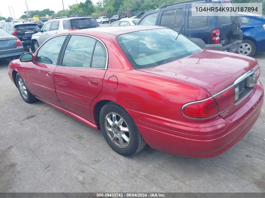 2003 Buick Lesabre Limited VIN: 1G4HR54K93U187894 Lot: 39433742