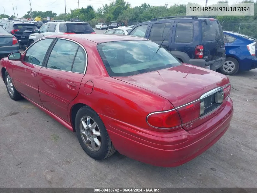 2003 Buick Lesabre Limited VIN: 1G4HR54K93U187894 Lot: 39433742