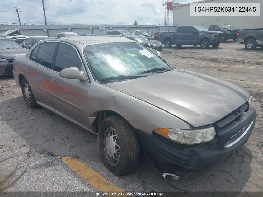 2003 Buick Lesabre Custom VIN: 1G4HP52K634122445 Lot: 39502520