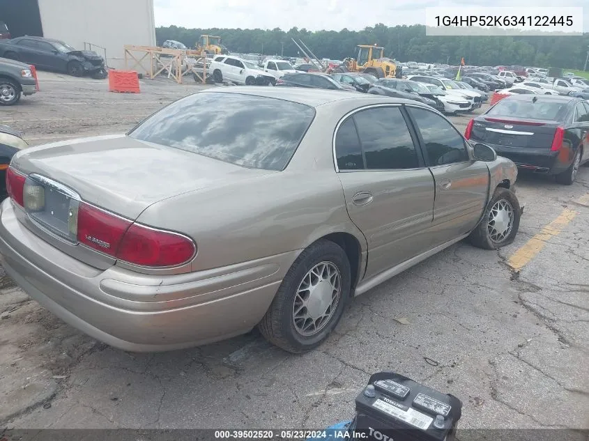 2003 Buick Lesabre Custom VIN: 1G4HP52K634122445 Lot: 39502520