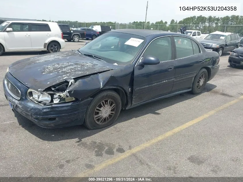 2003 Buick Lesabre Custom VIN: 1G4HP52K53U204358 Lot: 39521296