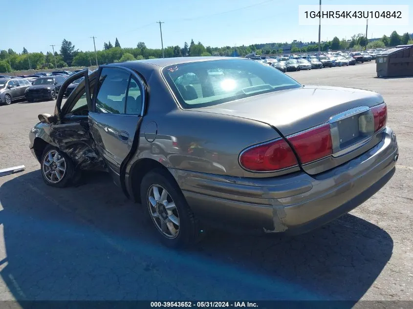 2003 Buick Lesabre Limited VIN: 1G4HR54K43U104842 Lot: 39543652