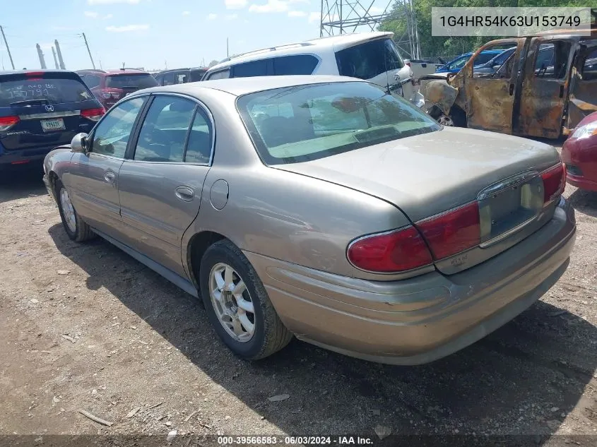 2003 Buick Lesabre Limited VIN: 1G4HR54K63U153749 Lot: 39566583