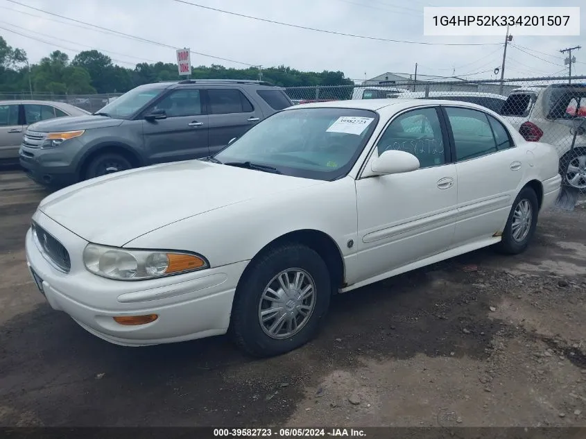 2003 Buick Lesabre Custom VIN: 1G4HP52K334201507 Lot: 39582723