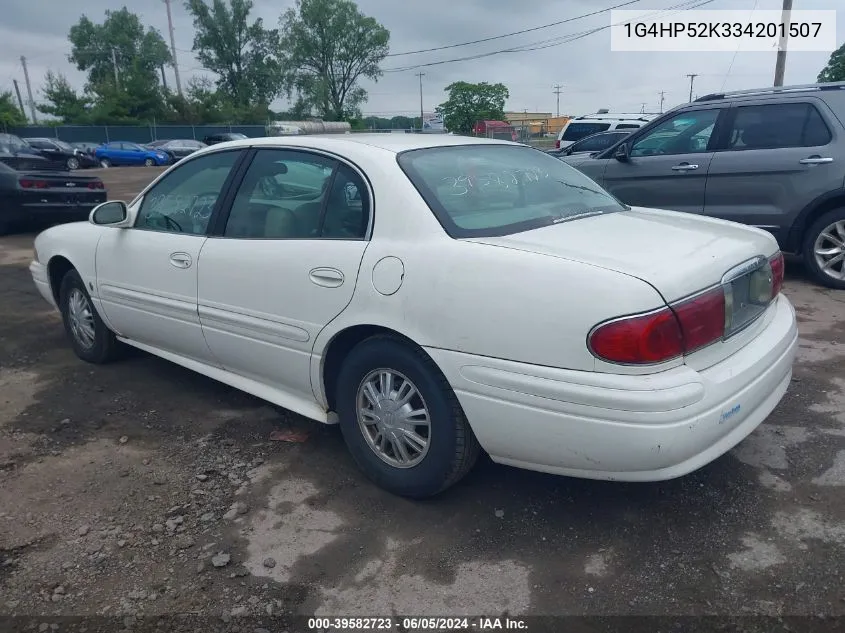 2003 Buick Lesabre Custom VIN: 1G4HP52K334201507 Lot: 39582723