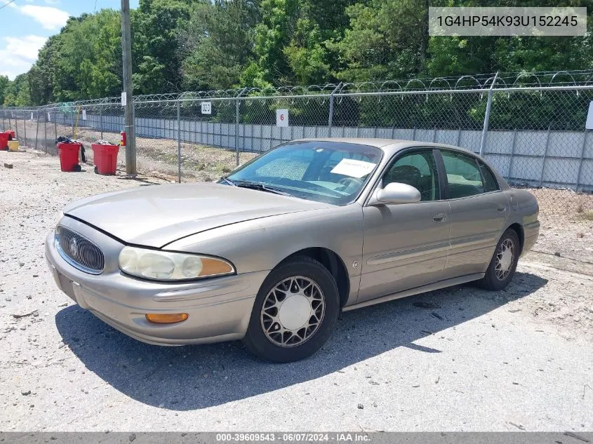 2003 Buick Lesabre Custom VIN: 1G4HP54K93U152245 Lot: 39609543