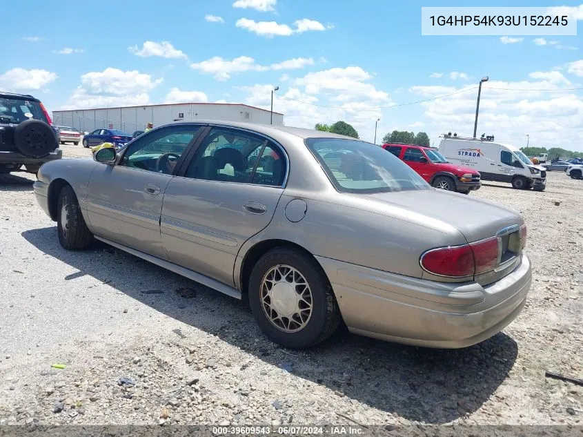 2003 Buick Lesabre Custom VIN: 1G4HP54K93U152245 Lot: 39609543