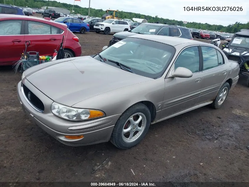 2003 Buick Lesabre Limited VIN: 1G4HR54KO3U276026 Lot: 39684949