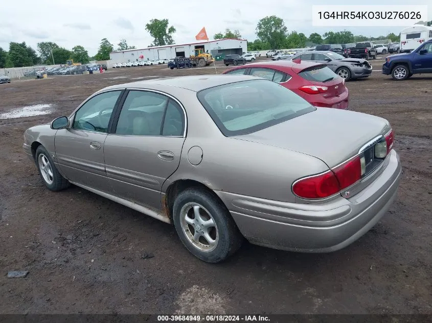 1G4HR54KO3U276026 2003 Buick Lesabre Limited