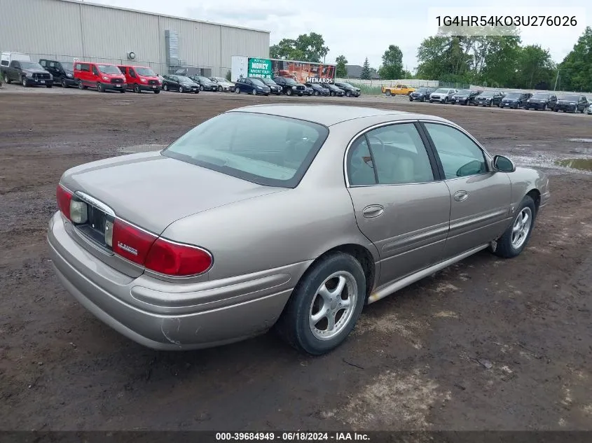 1G4HR54KO3U276026 2003 Buick Lesabre Limited