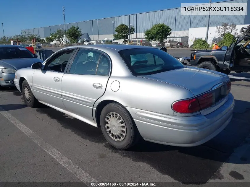 2003 Buick Lesabre Custom VIN: 1G4HP52KX3U118334 Lot: 39694168