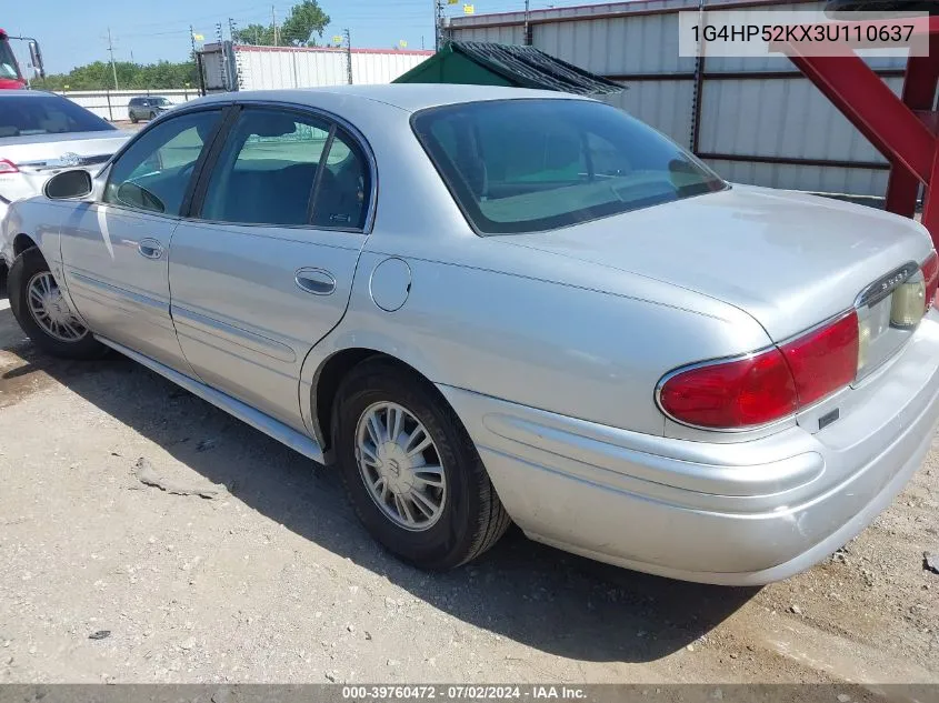 2003 Buick Lesabre Custom VIN: 1G4HP52KX3U110637 Lot: 39760472