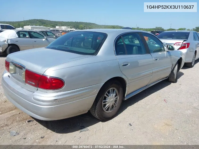 2003 Buick Lesabre Custom VIN: 1G4HP52KX3U110637 Lot: 39760472