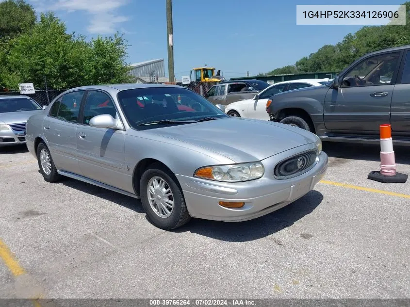 2003 Buick Lesabre Custom VIN: 1G4HP52K334126906 Lot: 39766264