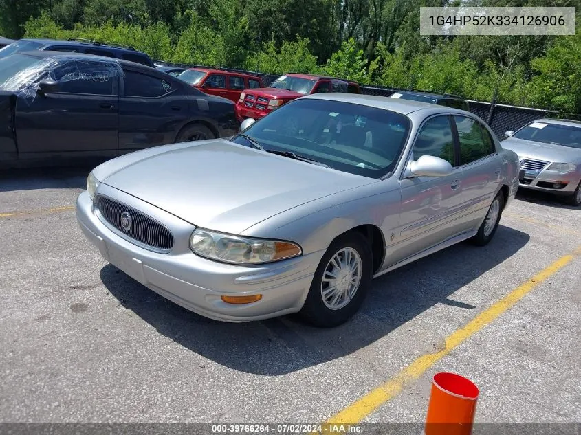 2003 Buick Lesabre Custom VIN: 1G4HP52K334126906 Lot: 39766264