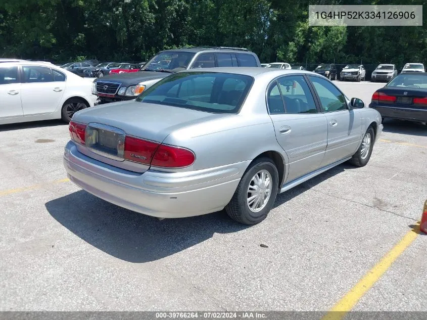 2003 Buick Lesabre Custom VIN: 1G4HP52K334126906 Lot: 39766264