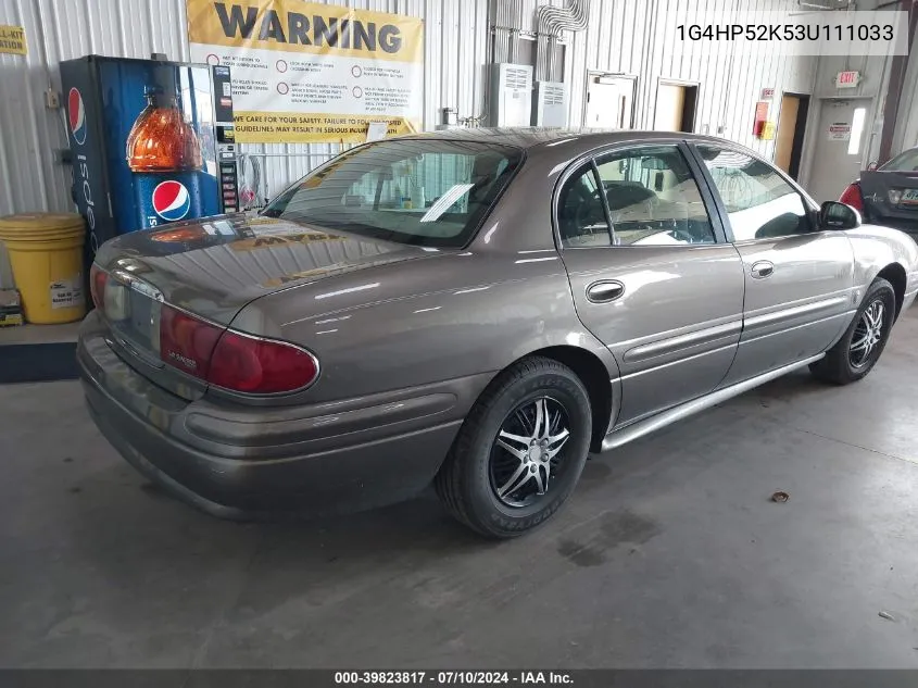 2003 Buick Lesabre Custom VIN: 1G4HP52K53U111033 Lot: 39823817